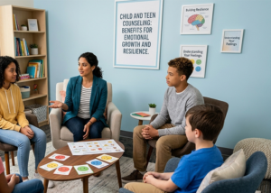 Child and Teen Counseling: Benefits for Emotional Growth and Resilience