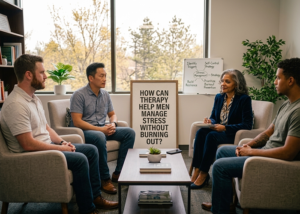 How Can Therapy Help Men Manage Stress Without Burning Out?